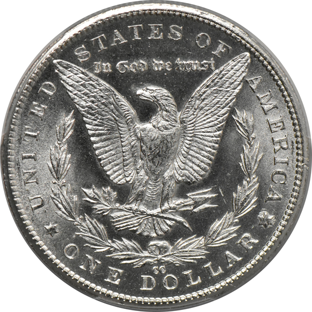 1881-CC and 1885-CC, both PCGS MS-64