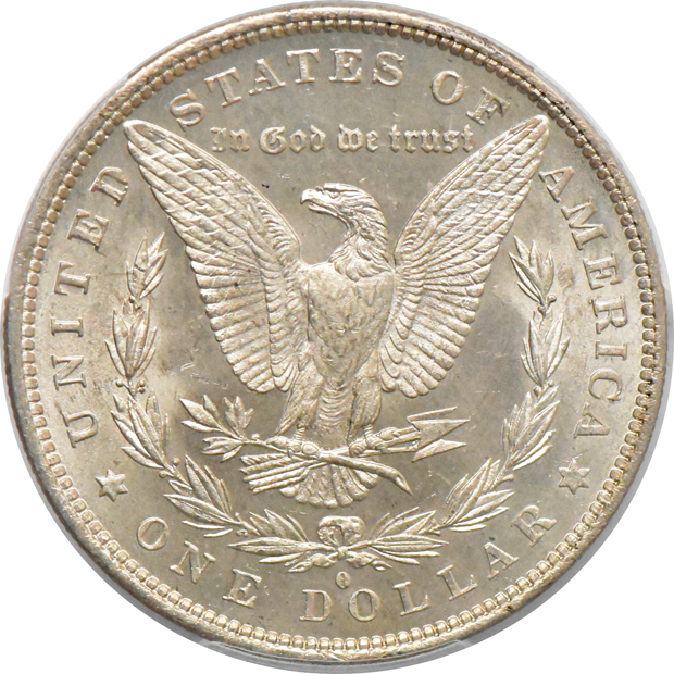 1882-O/S Weak MS-64, and an 1890-CC AU-58, both PCGS