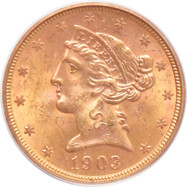 1881 and 1903-S, both PCGS MS-63