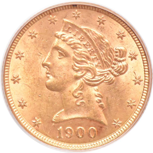 1900 and 1903, both PCGS MS-63 (green label)
