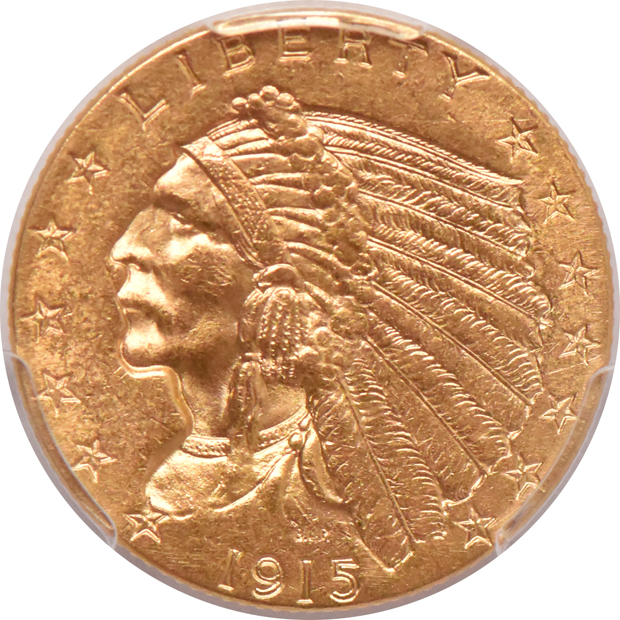 1910 and 1915, both PCGS MS-62