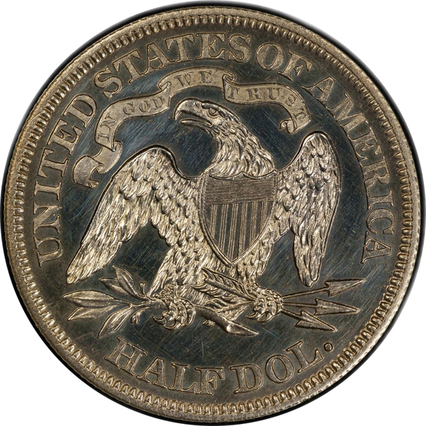 1866 Motto PCGS PR-62