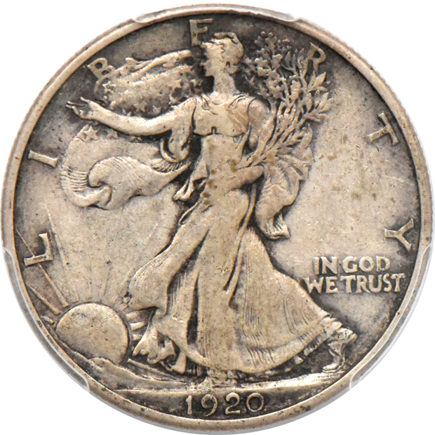 1920-D VF-25, 1920-S XF-40, and a 1933-S XF-45, all PCGS