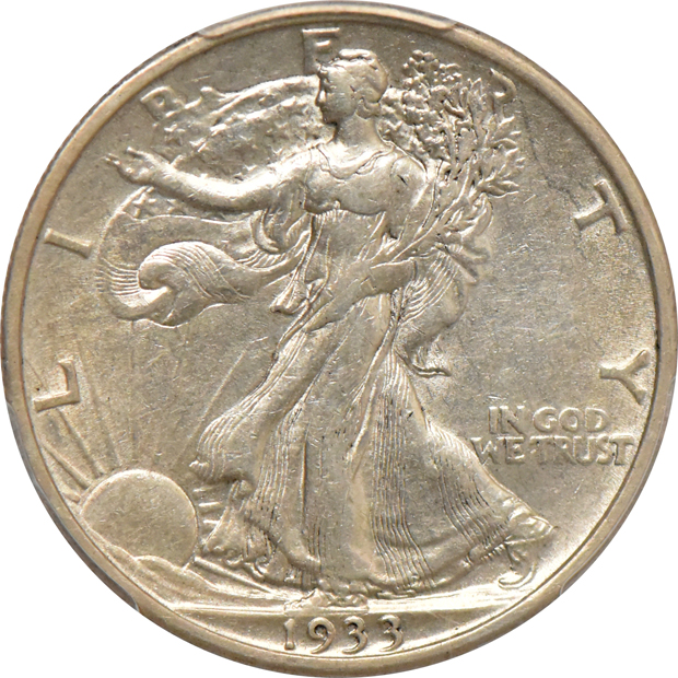 1920-D VF-25, 1920-S XF-40, and a 1933-S XF-45, all PCGS