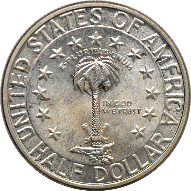 1936 Columbia, 1936-D Columbia, and a 1936-S Columbia, all UNC