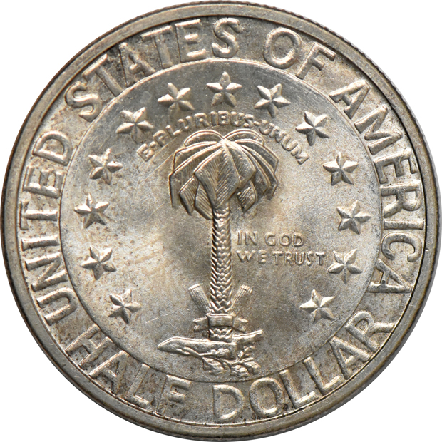 1936 Columbia, 1936-D Columbia, and a 1936-S Columbia, all UNC