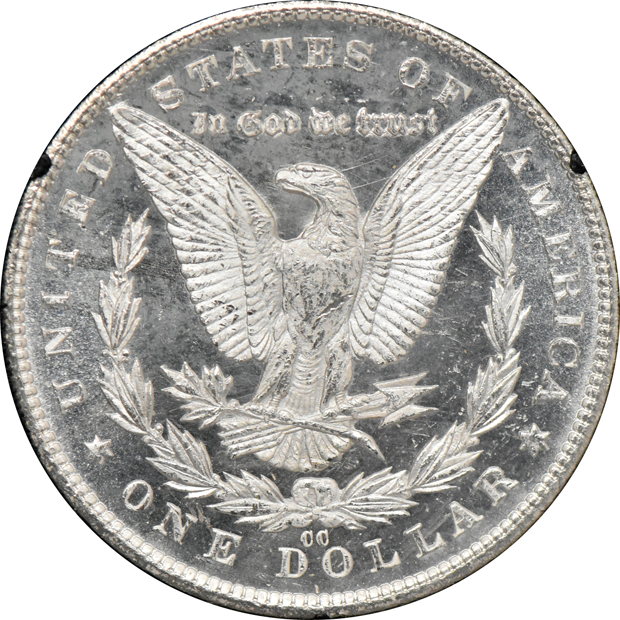 1881-CC GSA MS-63PL, and an 1882-CC GSA MS-62PL, both CACG