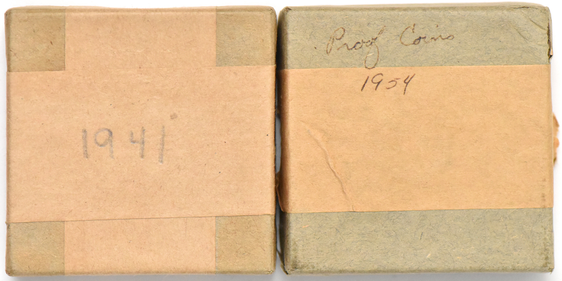 1941 and 1954 Proof Sets