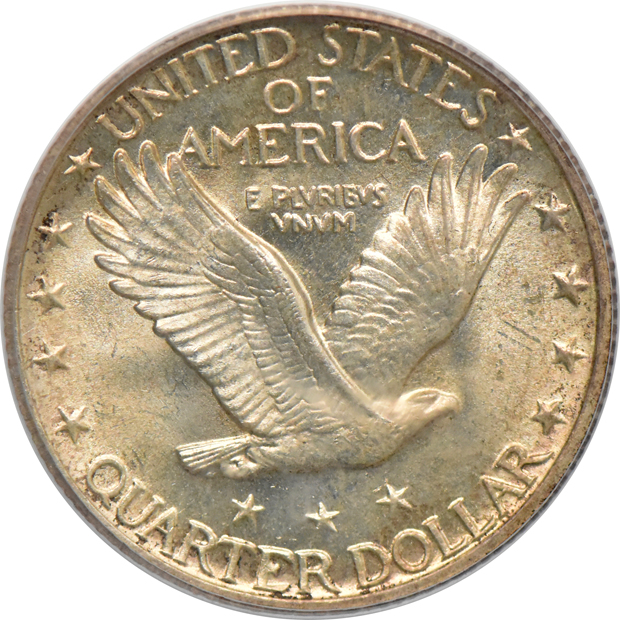1925 MS-64, 1928-D MS-64 (green label), and a 1929-D MS-64, all PCGS