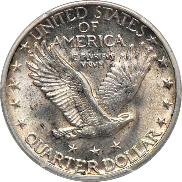 1925 MS-64, 1928-D MS-64 (green label), and a 1929-D MS-64, all PCGS