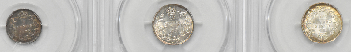 Canada - Ten certified coins