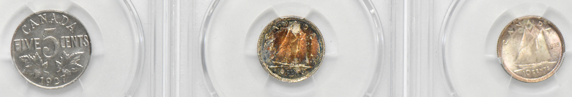 Canada - Ten certified coins