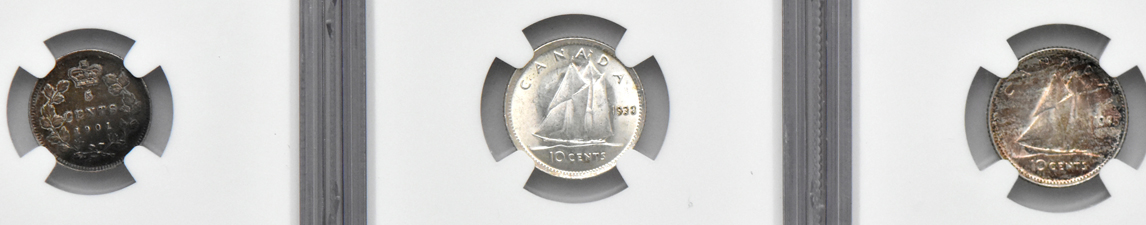 Canada - Ten certified coins