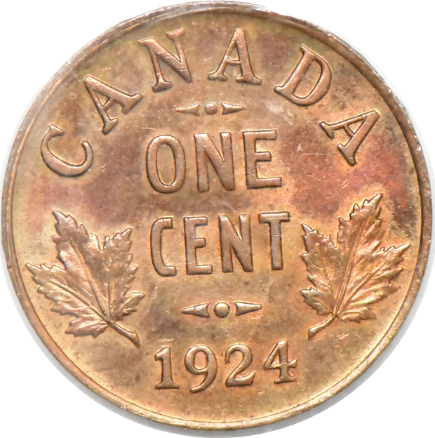Canada - 1924 1C ICGS MS-63, and a 1927 1C NGC MS-63 RB
