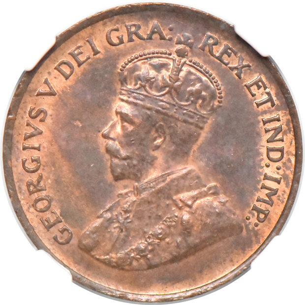 Canada - 1924 1C ICGS MS-63, and a 1927 1C NGC MS-63 RB