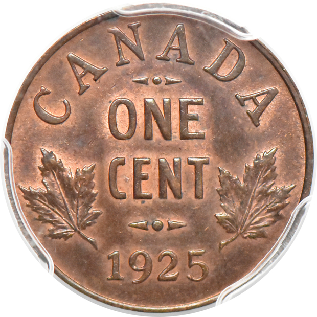 Canada - 1925 1C - PCGS MS-63RB