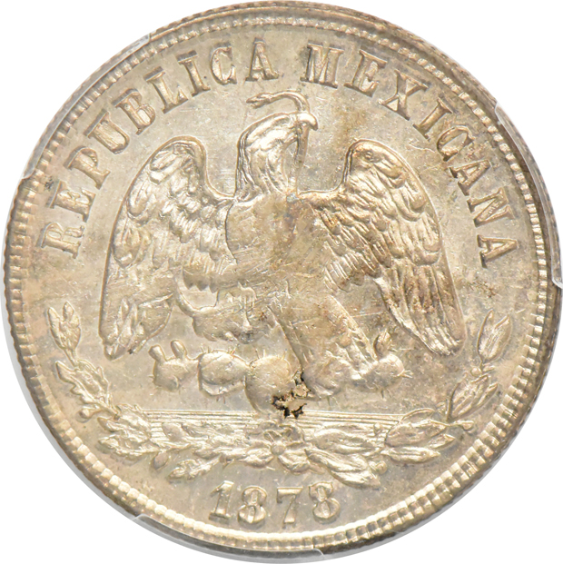 Multiple - Bolivia 1805-PTS PJ real MS-61, Mexico 1846-Mo MF 1/2 real MS-63, and a Mexico 1878/7-Zs S 50C AU-58, all PCGS
