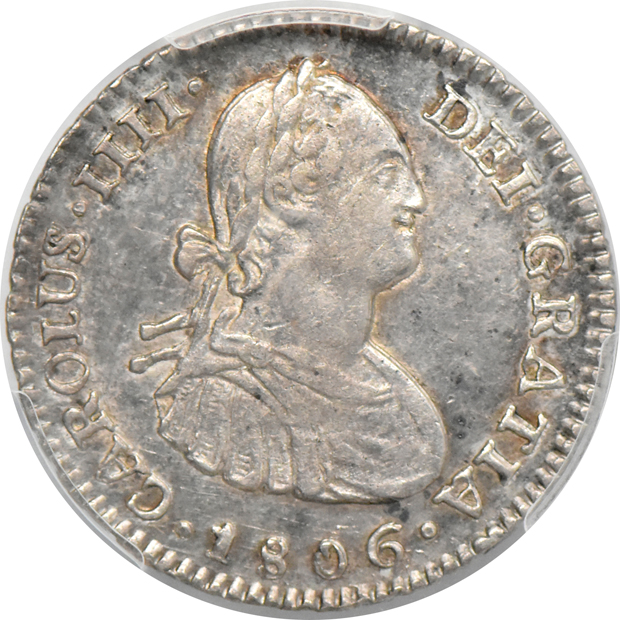 Multiple - Peru 1795-L IJ 2 reales AU-55, Bolivia 1803-PTS PJ 4 reales AU-53, and an 1806-PTS PJ real AU-58, all PCGS