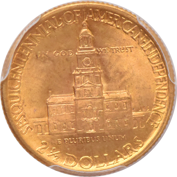 1926 $2.50 Sesquicentennial PCGS MS-64