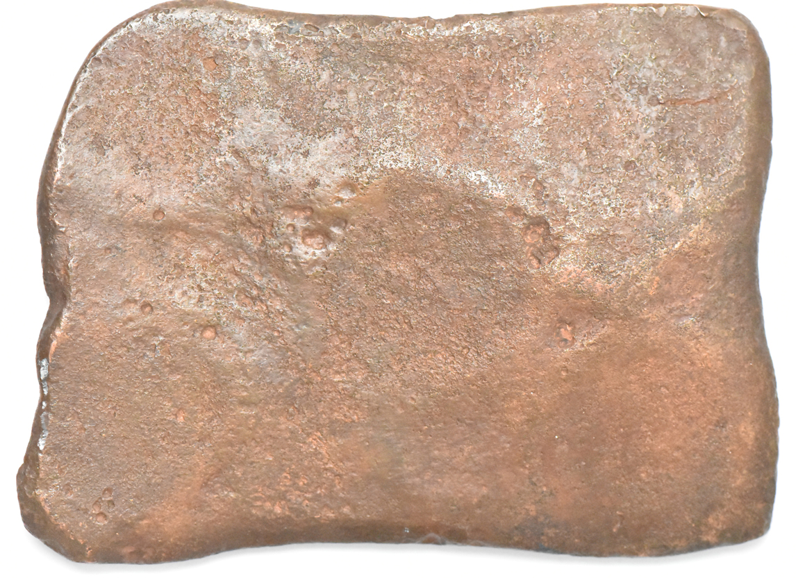 Sweden - 1/2 daler copper plate recovered off the Danish Asiatic Company Vessel