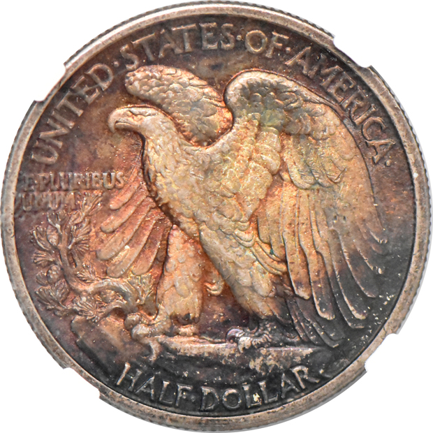 1917-D Obverse MS-63, and a 1918-D AU-55, both NGC