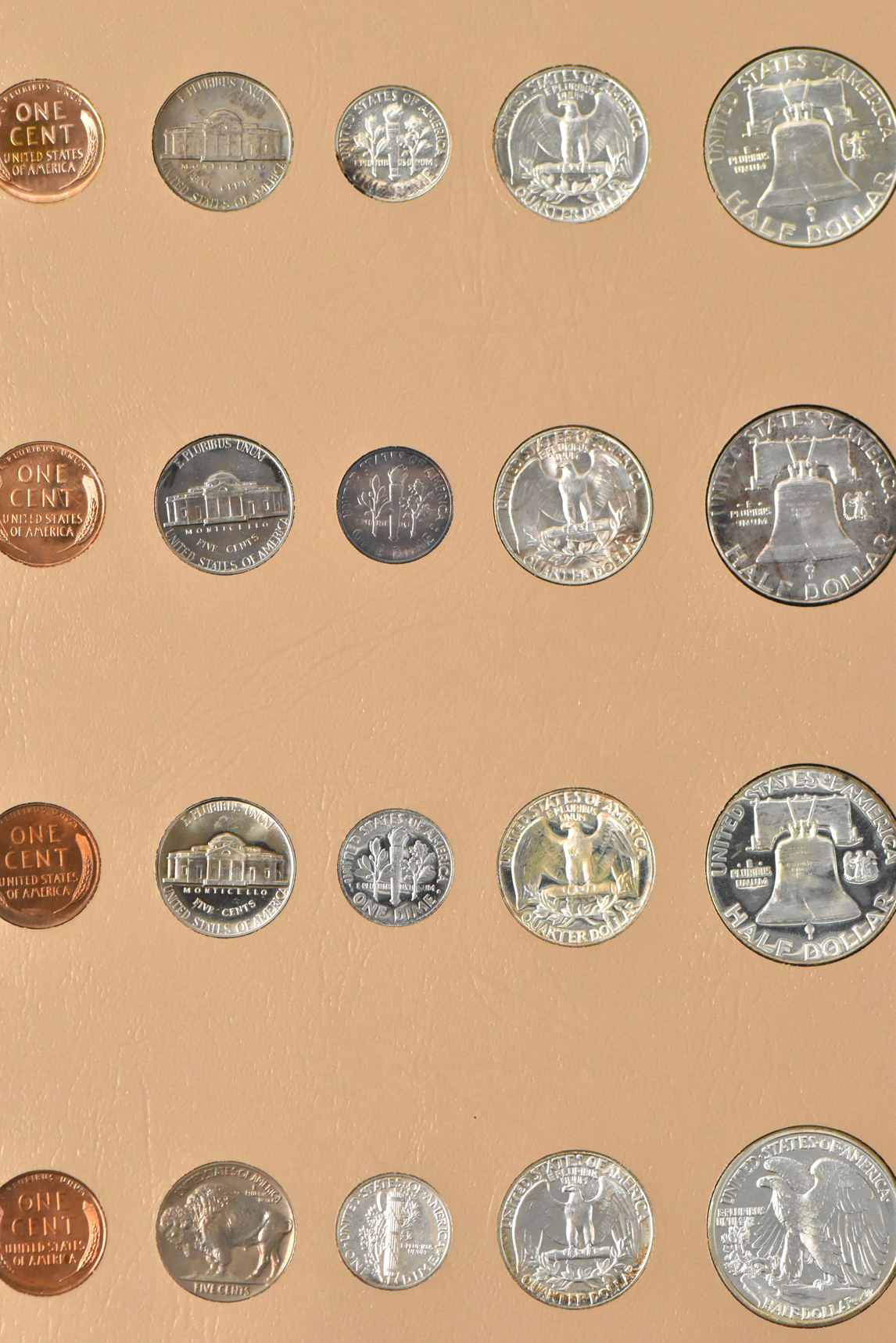 Twenty different Proof Sets in a Dansco 7091 album