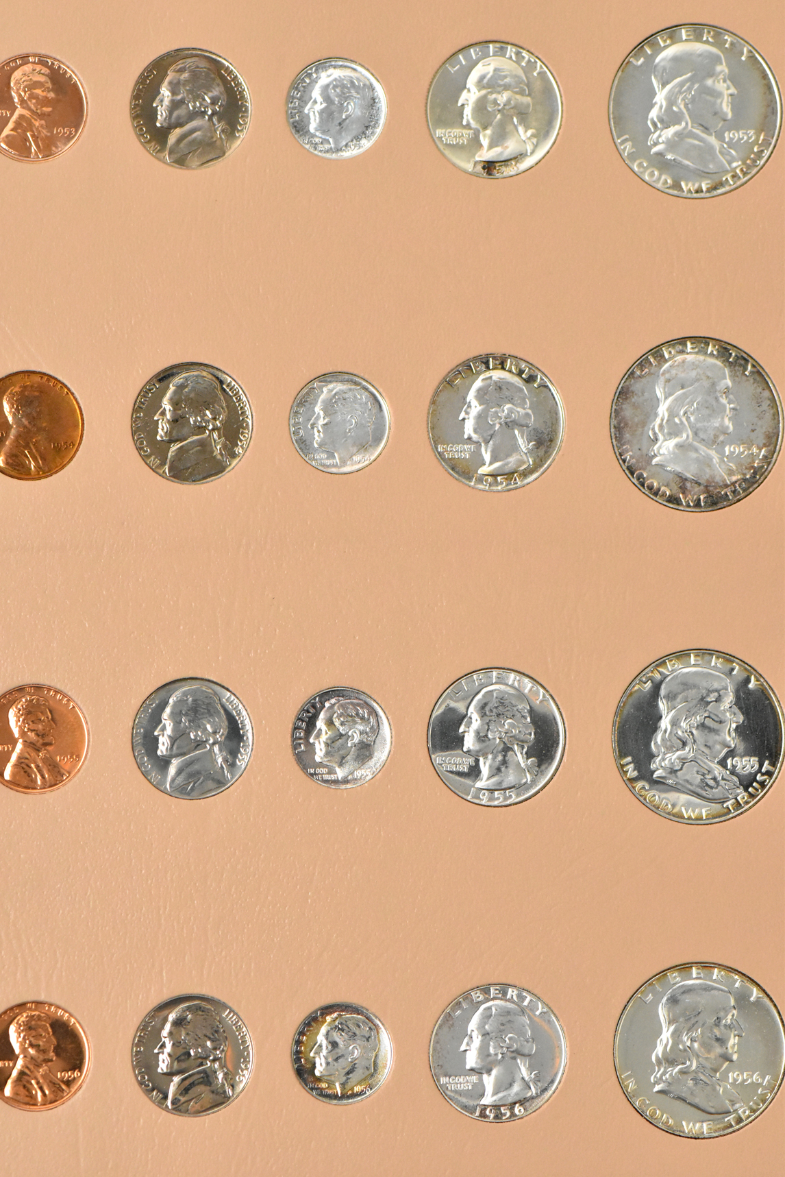 Twenty different Proof Sets in a Dansco 7091 album