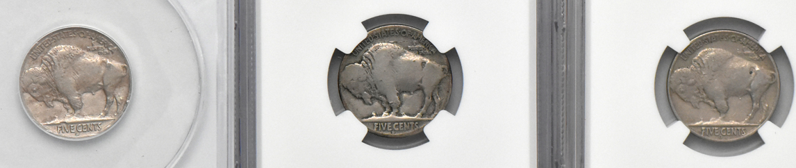 Collection of Buffalo nickels in a complete 9115 album