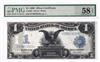1899 $1 Black Eagle Fr# 235 - PMG AU-58 EPQ