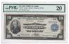 1918 $10 St. Louis Fr# 815 - PMG VF-20