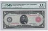 1914 $5 Philadelphia Red Seal Fr# 834b - PMG VF-35/erasure/retouched