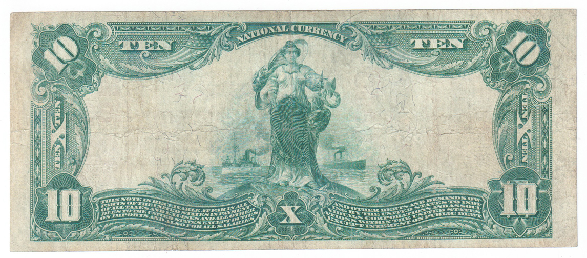 1902 $10 Red Seal - Cleveland, OH Charter #2690 - F