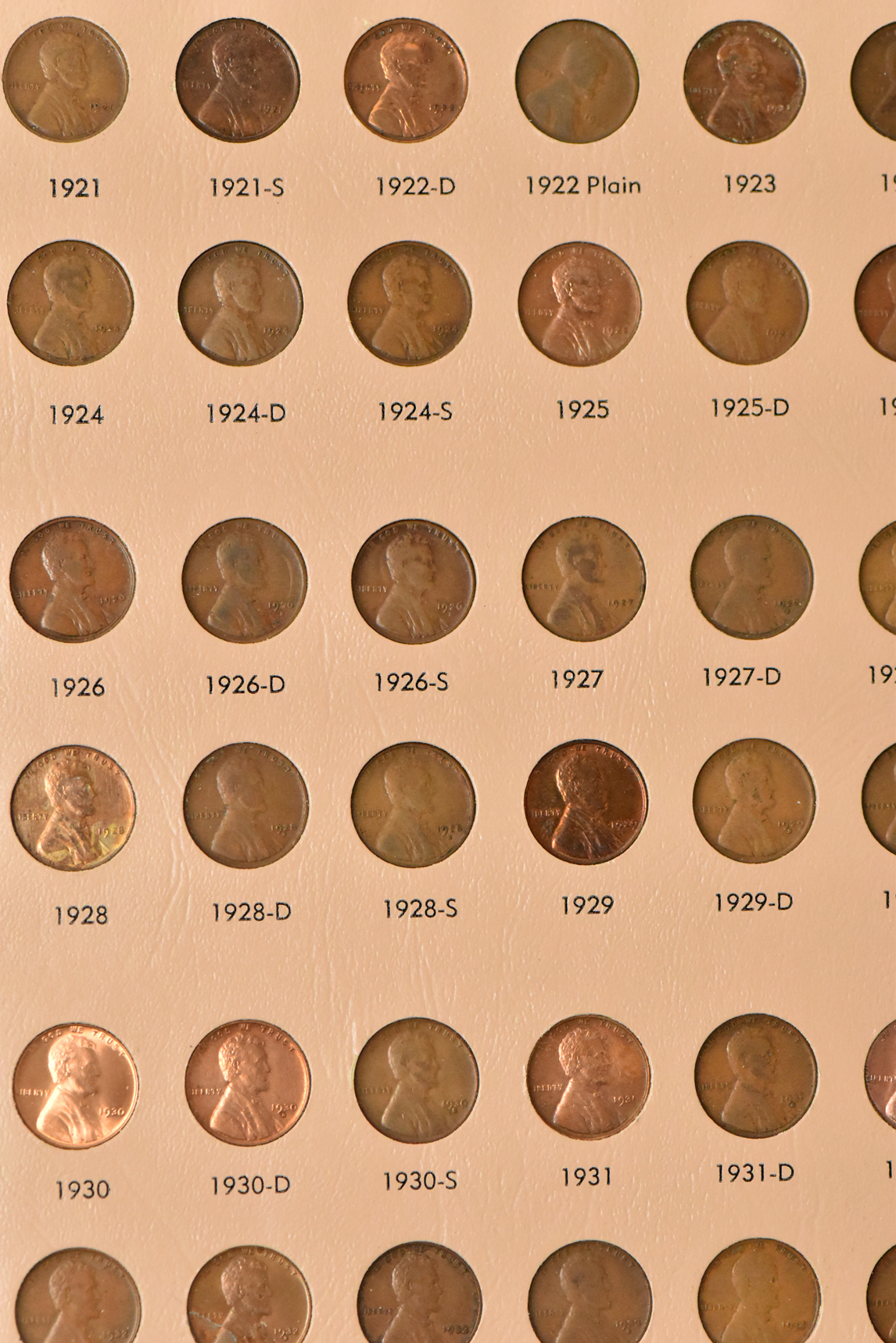 Collection of Lincoln cents 1909 through 1985-S, plus extras and including proof-only issues