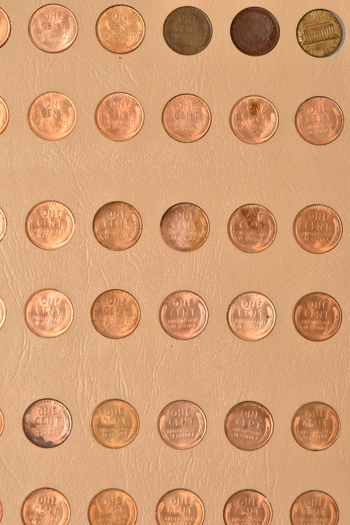 Collection of Lincoln cents, 1909 through 1989-S, plus extras including proof-only issues and early Proofs