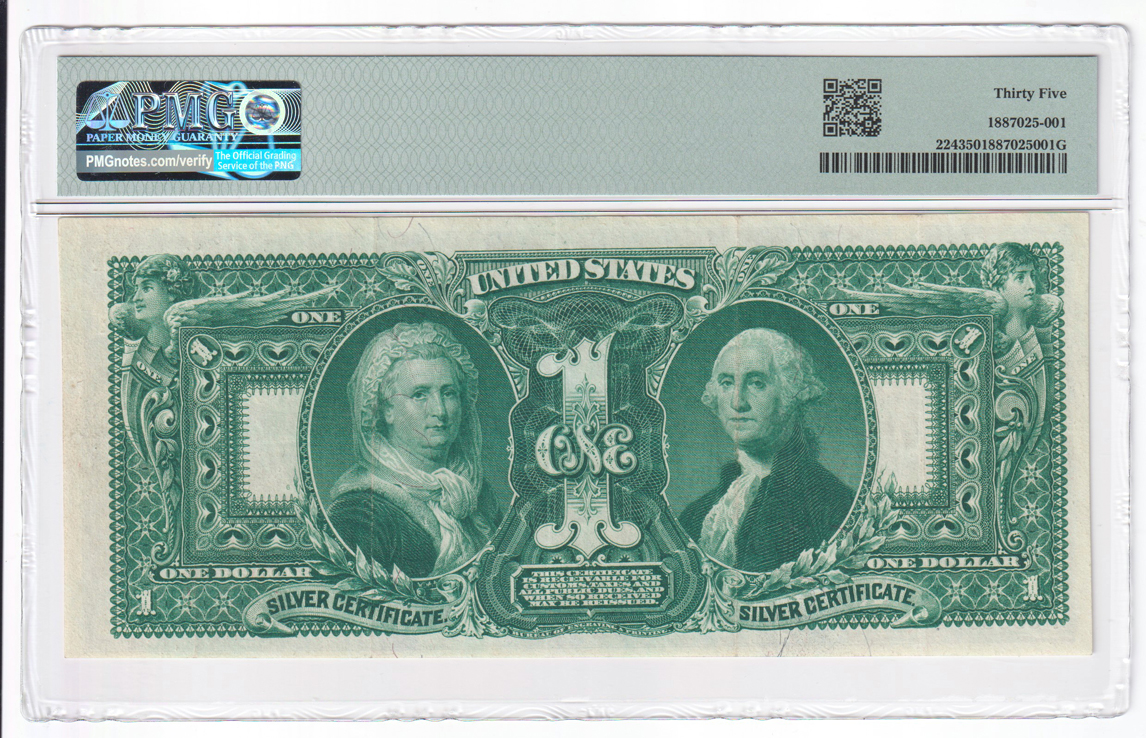 1896 $1 Educational Fr# 224 - PMG VF-35