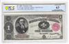 1891 $1 Fr# 350 - PCGS ChCU-63