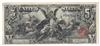 1896 $5 Educational Fr# 268 - VF