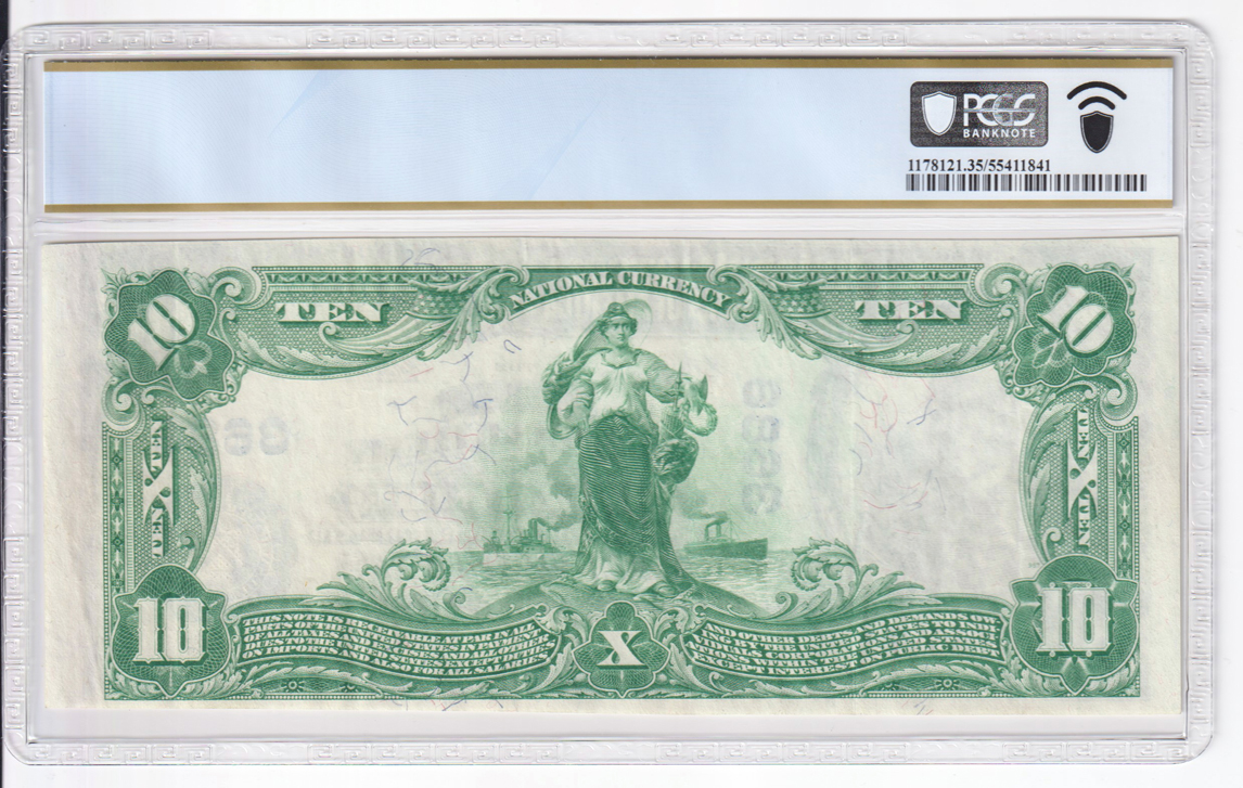 1902 $10 Blue Seal - Chillicothe, MO Charter #3686 - PCGS VF-35 PPQ