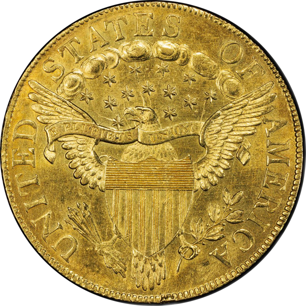 1803 Small Stars Reverse PCGS MS-61