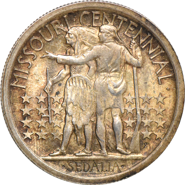 1921 Missouri AU, 1925 Lexington-Concord UNC, and a 1936-S Columbia UNC