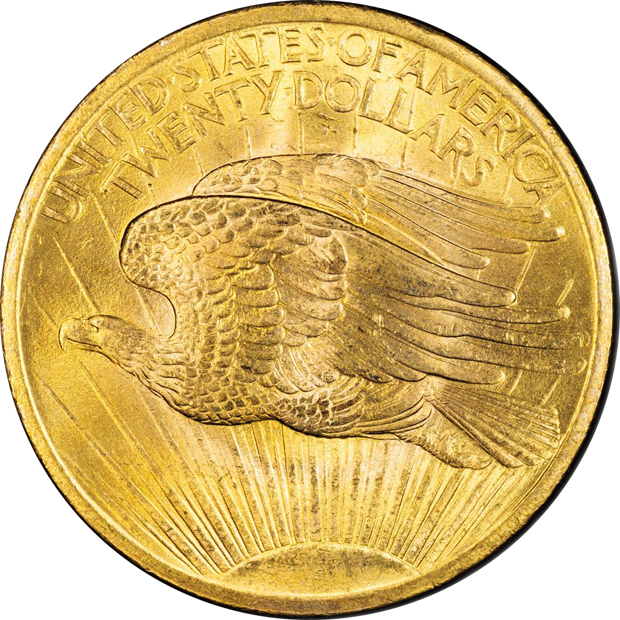 1907 No Motto Saint Gaudens PCGS MS-65