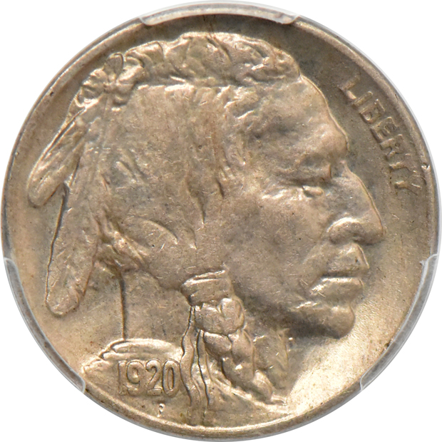 Two Shield nickels, three Liberty nickels, and two Buffalo nickels