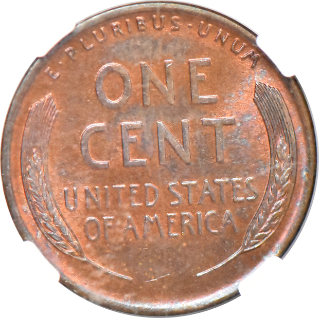 1910-S MS-65 RD, and a 1911-D MS-65 RB, both NGC