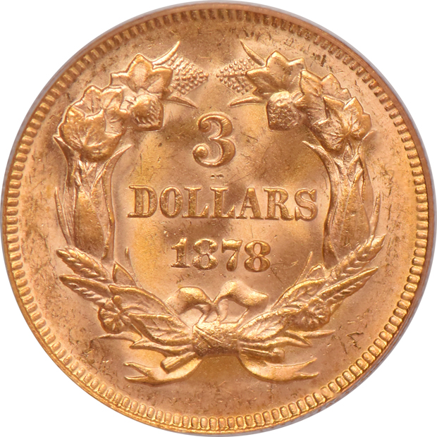 1878 PCGS MS-62 (green label)