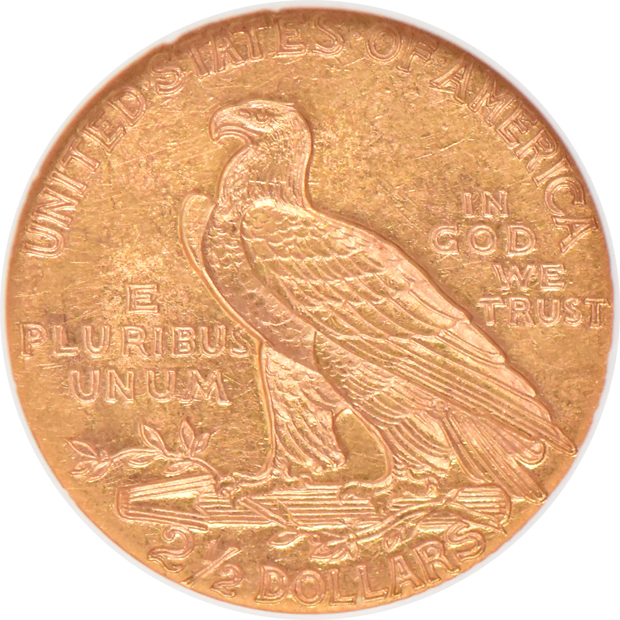 1910 MS-61, 1913 AU-58, and a 1914 MS-61, all NGC