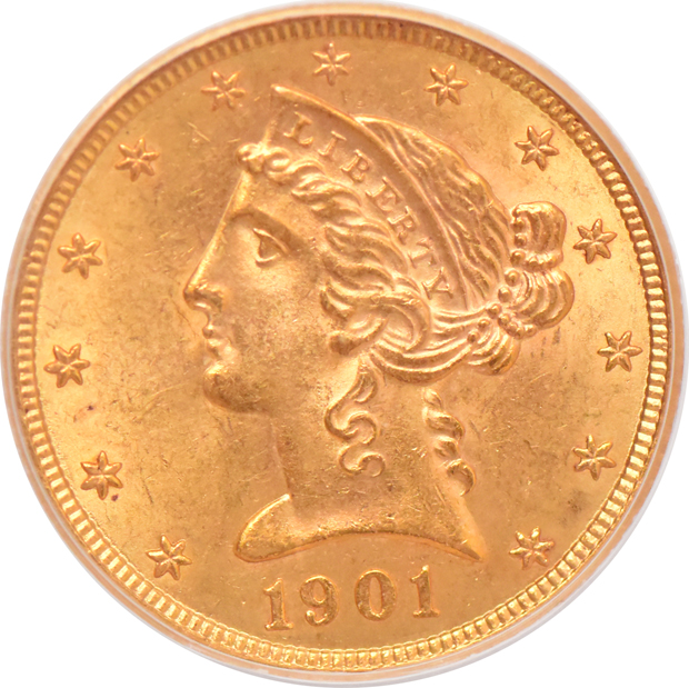1898-S MS-62, and a 1901-S MS-61, both PCGS (green label)