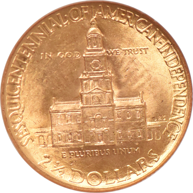 1926 $2.50 Sesquicentennial NGC MS-63