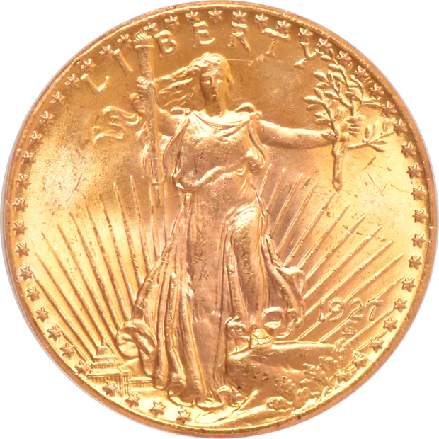 1926 and 1927, both PCGS MS-64 (green label)