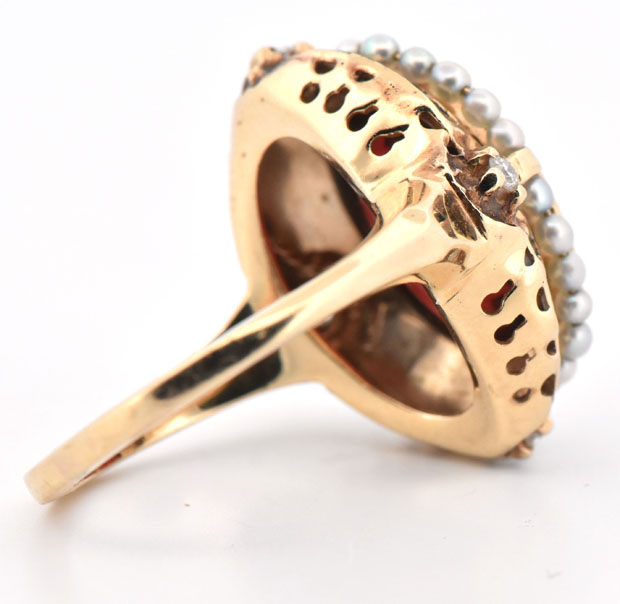 14K Gold Cocktail Ring