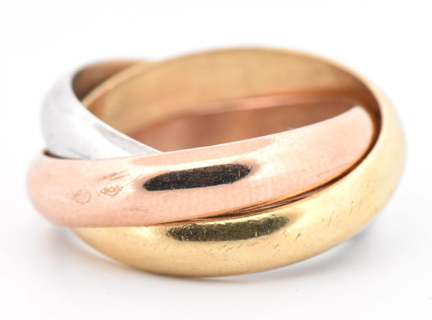 18K Cartier Trinty Ring